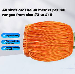 GOGOCAT High Quality Nylone Rope 10 20 30 40 50 80 90 100 200 Meters Rope Lubid Nylon Tali 2-18mm Safety Rope Makapal Heavy Duty