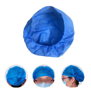 10pcs Disposable Bouffant Cap Hair for Head Cover Net Non-Woven Hairnet for Labs Spa Nurse Tattoo Service for Healt