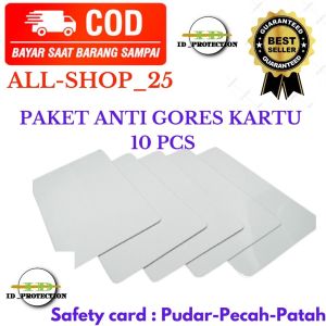Anti gores sim ktp - Anti gores id card - Anti gores untuk sim - Anti gores kartu isi 10 lembar