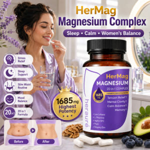 Magnesium Capsules Stress Relief Supplement High Absorption Magnesium Glycinate Complex Calm Mood Sleep Support Muscle Relaxation Weight Management Metabolic Support Energy Boost Magnesium Supplement