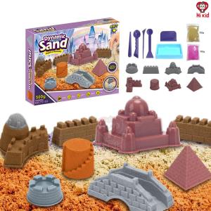 [SG Seller]Fruit Shape Molds Kinetic Magic Sand Kit Dynamic Moldable Space Sand Non-Toxic Indoor Sensory Play Sand Toy