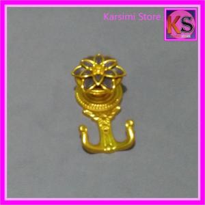 Hook Cantolan Simbori Minimalis Pengait Tali Gorden Model Bunga Melati 1 pcs