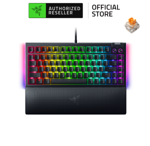 Bàn Phím Gaming Razer BlackWidow V4 75% | Cáp Type-C Tháo Rời | Razer Orange Switch | Switch Gen-3 | Hotswap | Led RGB
