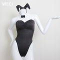 WECI Sexy Bunny Girl Costume Reverse Body Suit Cosplay Rabbit Costume Cute Lingerie Set. 