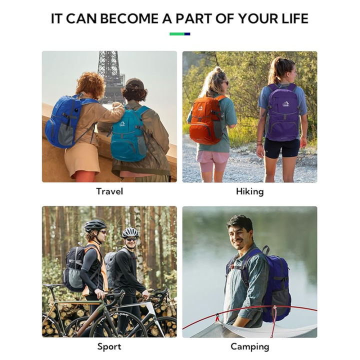 WATERFLY%20Hiking%20Foldable%20Daypack%20Backpack%2025L%20camping%20backpack%20Ultra%20Lightweight%20Packable%20Waterproof%20Outdoor%20Travel%20Day%20Pack%20for%20Woman%20Man%20-%20Image%206