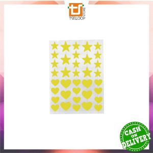 OFM-K182 Stiker Penutup Jerawat Isi 36pcs 28pcs / Sticker Colorful Lucu Bentuk Hati Bintang Tempelan