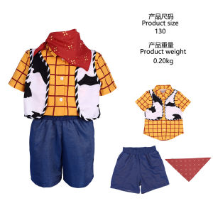 ทอยสตอรี่ cos เสื้อผ้าเด็กชาย Hudi cosplay เครื่องแต่งกายเครื่องแต่งกายการแสดงบนเวทีคอสเพลย์ฮาโลวีน