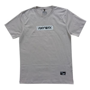 Anyway Kaos Pendek "font" Grey 526