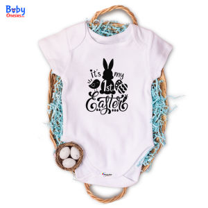 My 1st Easter Baby Onesie Easter Sunday Outfit Infant 0-12 Months Cotton Bodysuit PH