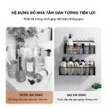 Kệ Để Đồ Nhà Tắm Lưới Sắt Hình Chữ Nhật Dán Tường, Kệ Đựng Gia Vị Nhà Bếp Sơn Tĩnh Điện, Kệ Đựng Mỹ Phẩm Gọn Gàng Dieulinhshop. 
