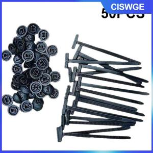 CISWGE 10-100pcs Nylon phổ Cáp Tie khóa tự khóa zip quan hệ chủ với pin nút đa năng cho xe sửa chữa hàng ngày
