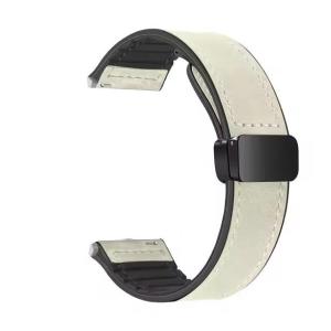 Leather Silicone Strap for Realme Watch 5 Smart Watch Band Realme Watch 3 3 Pro Magnetic Buckle Bracelet Belt