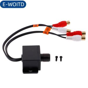 E-WOITD Núm điều chỉnh âm lượng khuếch đại âm thanh trong xe hơi âm trầm RCA