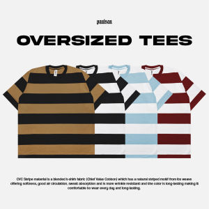 KAOS OVERSIZE STRIPE W8 HEAVYWEIGHT COTTON PREMIUM 24S