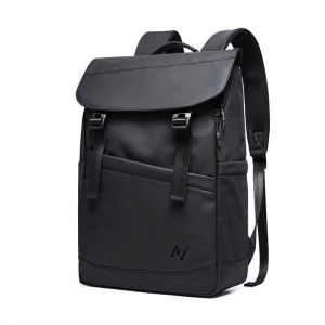 MOYYI Men Waterproof Business Backpack Anti Theft 17.3" Laptop Compartment For Travel Office Essentials Organizer