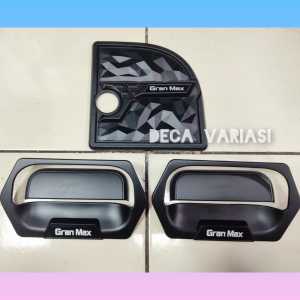 Paket  Grandmax Outer Cover Handle Pegangan Pintu Tank Cover Grand Max Hitam Full Diamond