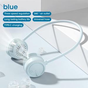 LORDWEY Portable Neck Fan Hands-Free Bladeless 3 Speeds Rechargeable Wearable Fan 360° Bendable for Travel Office Gym Men Women