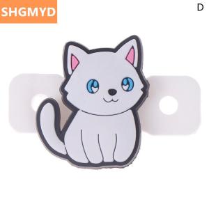 [COD] SHGMYD 1 6Pcs Cute Cartoon Various Cat Tennis Racket Damper Silicone Shock Absorber To Reduce Tenis Racquet Vibration Dampeners