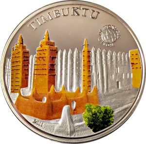 2011 World Of Wonders Timbuktu silver proof coin