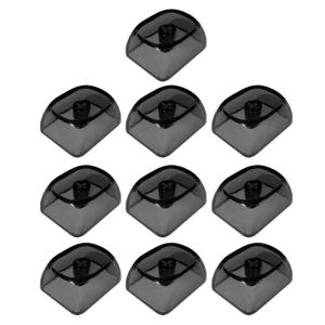 10Keys MOA Profile 1.25U Transparents Blank Keycaps for MX Switches Gaming Keyboards Gift for Game Lovers