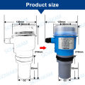 Ultrasonic Level Sensor 20m Range Ultrasonic Water Tank Level Meter Output 4-20mA 0-10V RS485 Ultrasonic Level Transmitter DC24V PTFE Anti-corrosion Submersible Pressure. 
