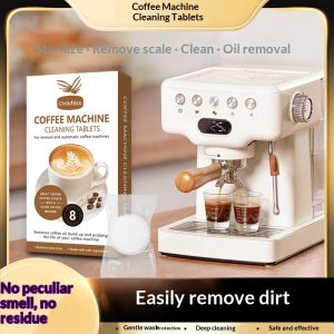 NEW 8pcs Coffee Machines Cleaning Effervescent Tablets Universal Descaling Solution for All Types