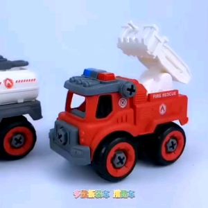 รถของเล่น DIY รถสุขขาภิบาล รถของเล่นพร้อมอุปกรณ์ช่าง รถของเล่นถอดประกอบได้ รถของเล่นเด็กผู้ชาย รถของเล่น รถตำรวจ รถทหาร รถดับเพลิง