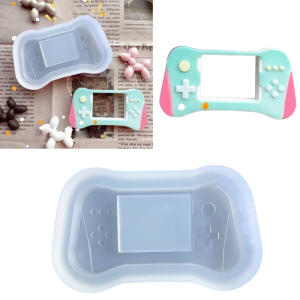 Resin Shaker Molds Quicksand Silicone Molds Epoxy Keychain Molds Casting Mold for Charms Pendant Keychain Decor