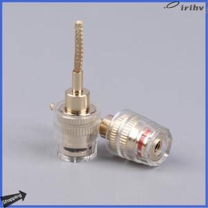 【jianzhanqinl】 2 4Pcs 4MM Banana Female To 2MM Pin Connector HIFI Cable Adapter Plug Braided Copper Wire Socket