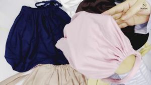 Inner Hijab Dagu Tali Kain Cotton Indonesia Premium | Dagu Cover Muslimah | Tali Adjustable | Tidak Licin | 21 Colours