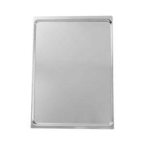 DELWINS Rectangular Aluminium Alloy Baking Tray Even Heating Non-stick Baking Sheet Corrosion-resistant Thickened Baking Pan Bread