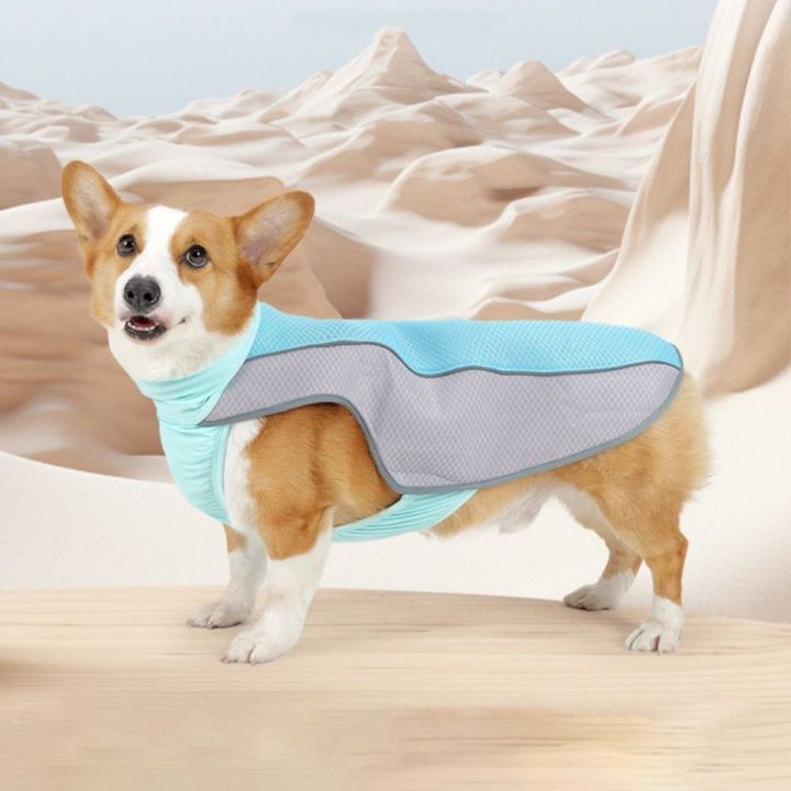 KISSCAT Breathable Dog Cooling Vest Mesh Reflective Dog Cooling Jacket