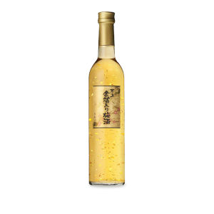 Kikkoman Japanese Umeshu Plum Wine Gold Foil Manjo 13% 500ml