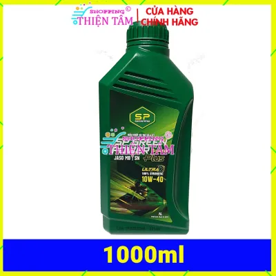 Dầu Nhớt Xe Số Tổng Hợp SP Green Power SN 0.8L /1L Bảo Vệ Động Cơ Xe Máy Honda Yamaha Suzuki