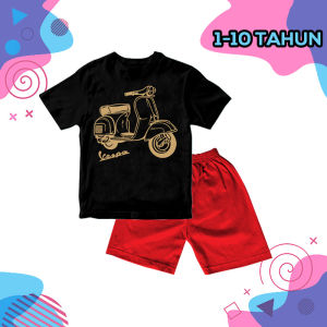 BLUESKIDS PROMO PAKET HEMAT Setelan Pakaian Anak Laki-laki dan Perempuan Motif EDISI OTTOMOTIFF