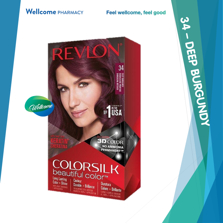 Revlon ColorSilk Beautiful Color™ Permanent Hair Colour - 34 Deep ...