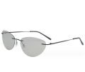 NMW Polarized Photochromic Sunglasses Shades for Men The Matrix Neo Style Design UV Protection Rimless Driving Sports Fishing Fashion VintageSmall Sun Glasses Eyewear 494. 