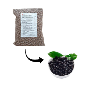 ( 1 PACK 1Kg ) BOBA TEA TIME TAPIOKA PEARL 1 KG / BOBA KENYAL UNTUK MINUMAN KEKINIAN 1000g