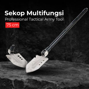 Set Sekop Multifungsi Alat Berkemah Survival Sekop Lipat Akesesoris Mobil Peralatan Outdoor