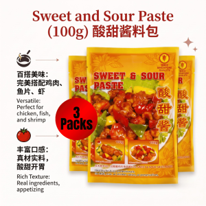 [3 Packs] STAR FLOWER 星花 Sweet & Sour Paste (100g) Sweet Sour Pork  Sweet Sauce food Malaysia 下饭菜 Sour Sweet