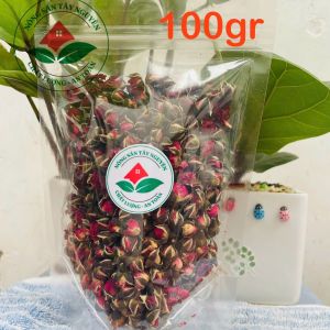 Trà Hoa Hồng Tây Tạng Sấy Khô Nguyên Nụ Thơm Đẹp Đẹp Da 100gr