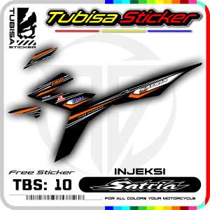 Sticker Striping Satria Fu 150 Injeksi - Stiker Striping Motor Satria Fu 150 Injeksi. TBS.SF.10