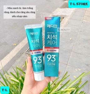 [TEM PHỤ + VAT] Kem Đánh Răng Hàn Quốc Làm Trắng Giảm nhiệt Bảo vệ răng Median Tartar Gum Toothpaste Dental IQ 93% - 120g