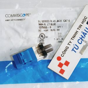 Đầu âm tường RJ45 Cat 6 8 Line / Ruột đầu mạng RJ45 Cat 6 AMP
