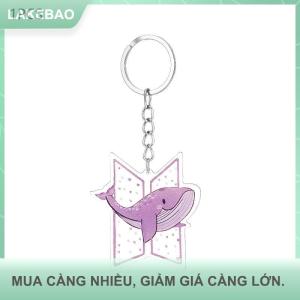 【LAKEBAO】 1 2 3 chiếc móc khóa cá heo Acrylic hoạt hình dễ thương móc Khóa treo chìa khóa xe hơi quyến rũ Ney móc khóa treo quà tặng trang trí