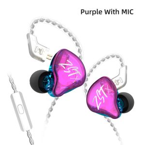 KZ ZSTX Hybrid 1BA+1DD in Ear Monitor Earbuds Balance Armature with Dynamic in-Ear Earphone Headphones HiFi Headset