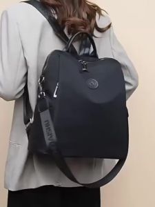 Multifunctional Oxford Cloth Backpack New Simple Commuting Large Capacity Womens Backpack Casual Travel School Bag