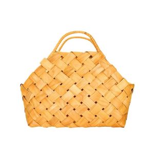 MINOA Wooden Packaging Gift Basket Creative Natural Hand-held Basket Portable Handmade Storage Box Mid-Autumn