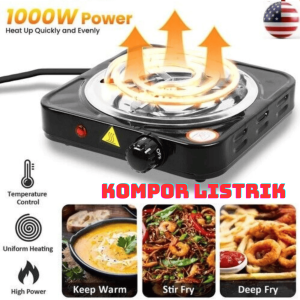 COD Taffware Kompor Listrik 1 Tungku Serbaguna hemat listrik Mini Portable Coil Hot Plate 500W - WY-