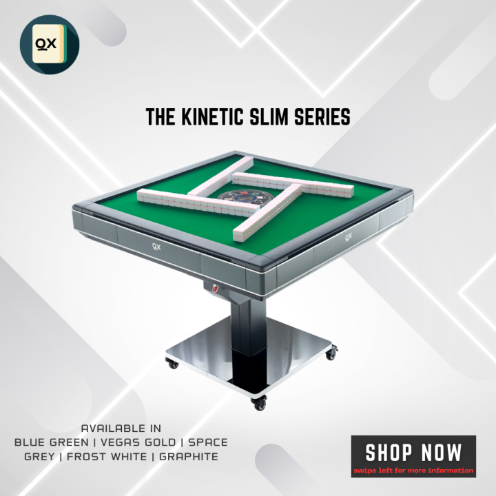 🀄(𝐒𝐆 𝐒𝐓𝐎𝐂𝐊𝐒) QX Automatic Mahjong Table / Kinetic Slim 2.0 / Foldable ...